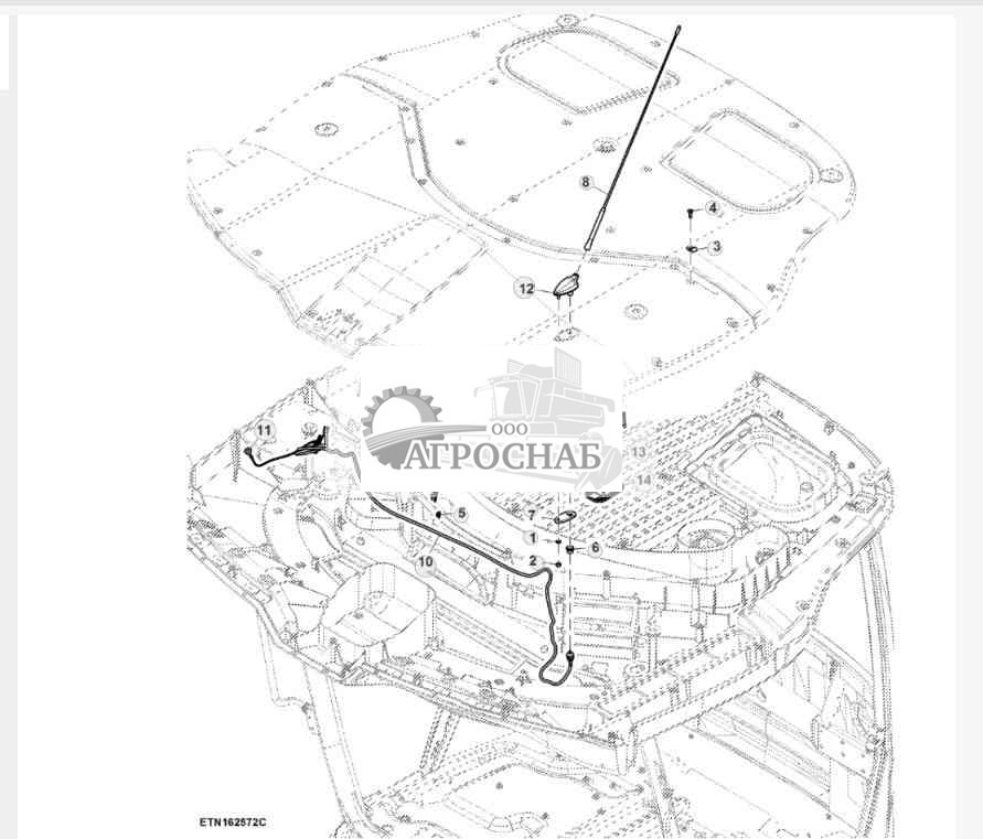 Антенна базового радиоприемника 